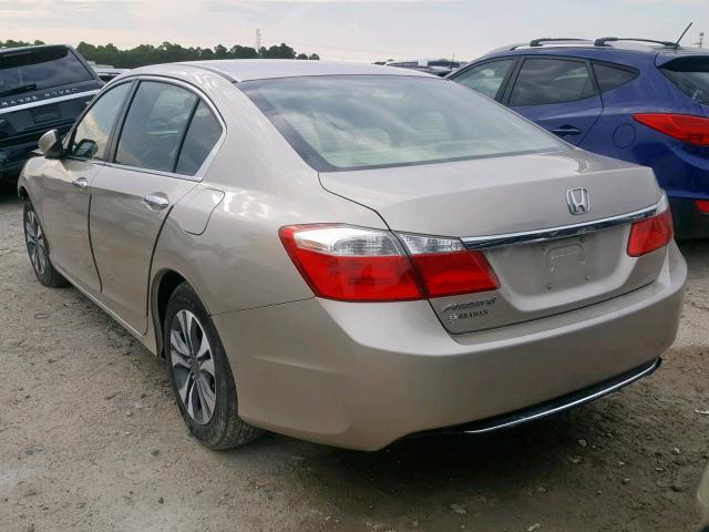 1HGCR2F34DA048716 - 2013 HONDA ACCORD LX BEIGE photo 3