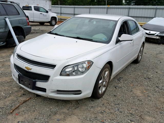 1G1ZC5EBXAF290440 - 2010 CHEVROLET MALIBU 1LT WHITE photo 2