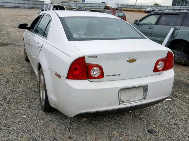 1G1ZC5EBXAF290440 - 2010 CHEVROLET MALIBU 1LT WHITE photo 3