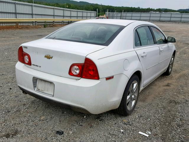 1G1ZC5EBXAF290440 - 2010 CHEVROLET MALIBU 1LT WHITE photo 4