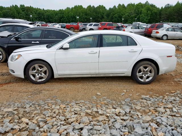1G1ZC5EBXAF290440 - 2010 CHEVROLET MALIBU 1LT WHITE photo 9