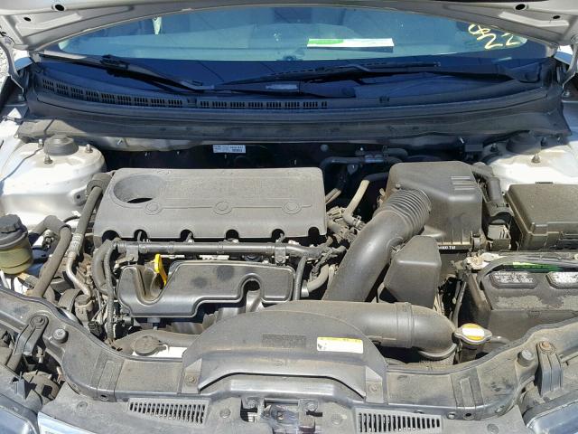 KNAFU4A24C5568696 - 2012 KIA FORTE EX GRAY photo 7