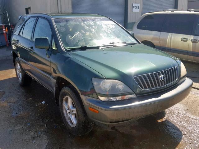 JT6HF10U0Y0127344 - 2000 LEXUS RX 300 GREEN photo 1