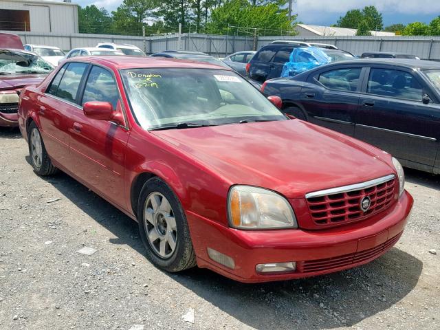 1G6KF57901U267337 - 2001 CADILLAC DEVILLE DT RED photo 1