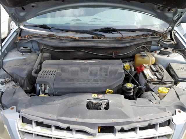 2C8GF68474R314066 - 2004 CHRYSLER PACIFICA BLUE photo 7