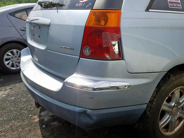 2C8GF68474R314066 - 2004 CHRYSLER PACIFICA BLUE photo 9