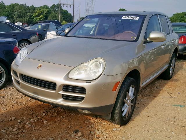 WP1AB29P94LA70707 - 2004 PORSCHE CAYENNE S GOLD photo 2