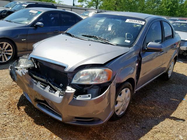 KL1TD56637B063612 - 2007 CHEVROLET AVEO BASE Сұр фото 2