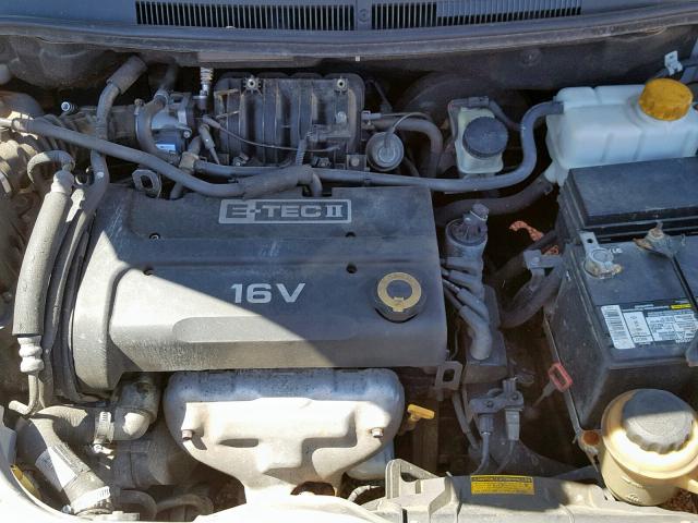 KL1TD56637B063612 - 2007 CHEVROLET AVEO BASE Сұр фото 7