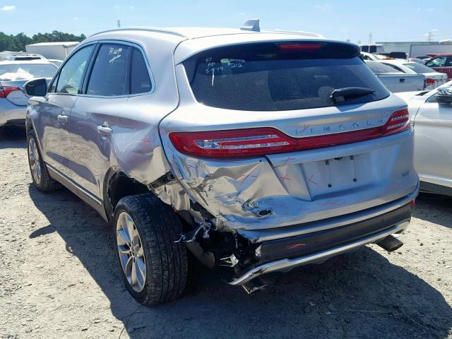 5LMCJ2C98HUL28778 - 2017 LINCOLN MKC SELECT SILVER photo 3