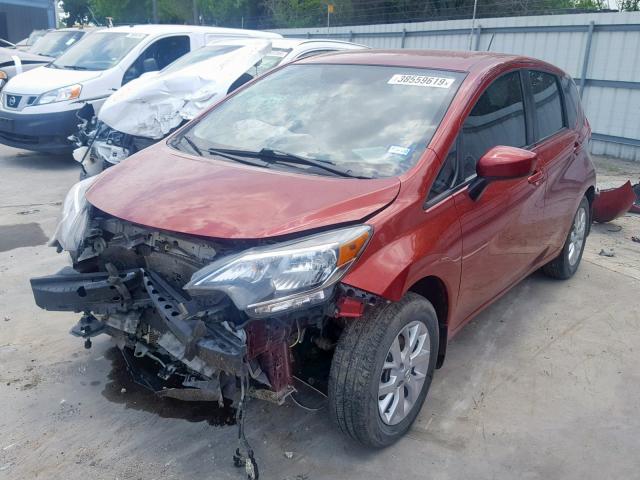 3N1CE2CP0JL355910 - 2018 NISSAN VERSA NOTE RED photo 2