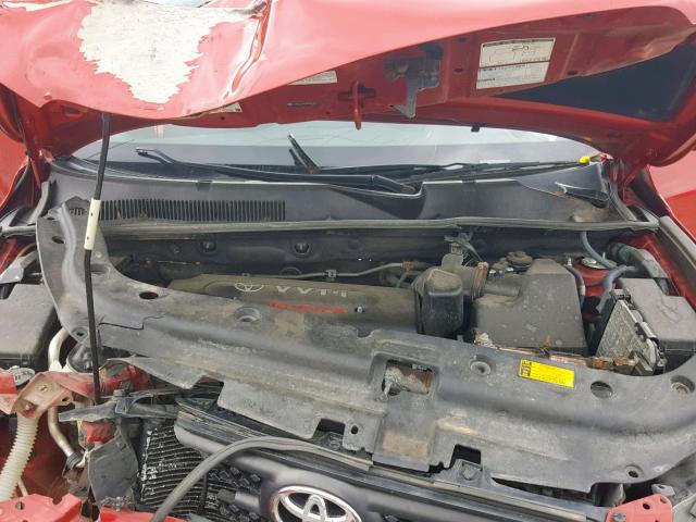 JTMBD32V086088290 - 2008 TOYOTA RAV4 SPORT RED photo 7