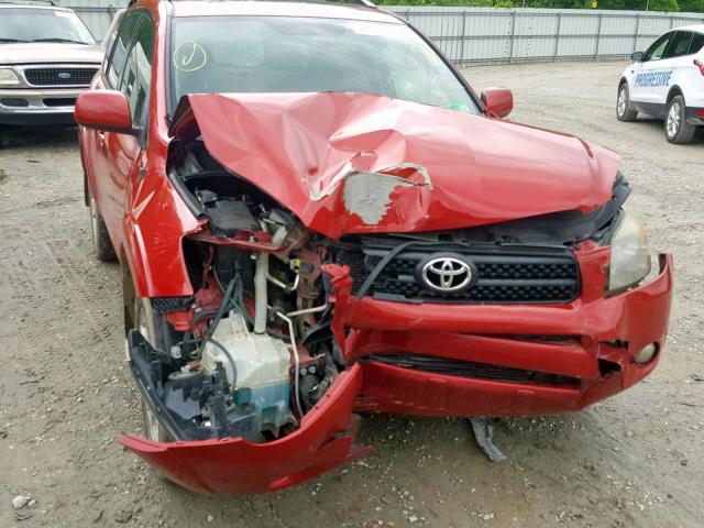 JTMBD32V086088290 - 2008 TOYOTA RAV4 SPORT RED photo 9