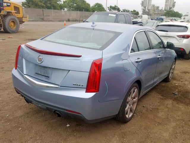 1G6AA5RX6D0150167 - 2013 CADILLAC ATS BLUE photo 4