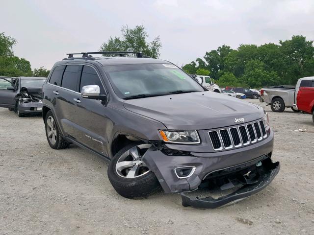 1C4RJFBG4FC638650 - 2015 JEEP GRAND CHER GRAY photo 1