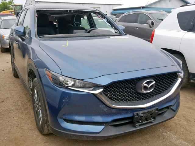 JM3KFBBL1H0176293 - 2017 MAZDA CX-5 SPORT BLUE photo 1