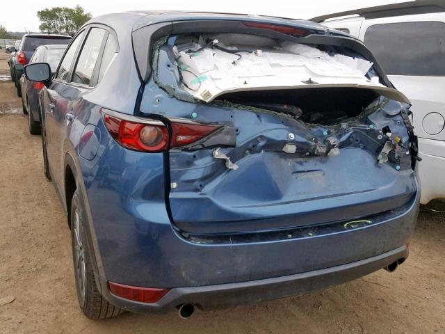 JM3KFBBL1H0176293 - 2017 MAZDA CX-5 SPORT BLUE photo 3