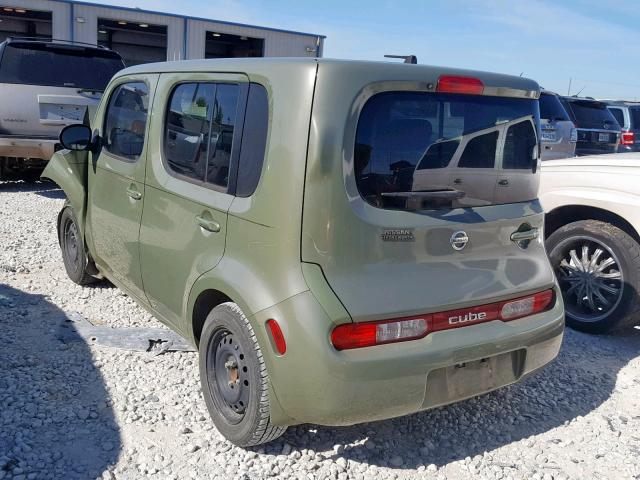 JN8AZ2KR8AT169365 - 2010 NISSAN CUBE BASE GREEN photo 3