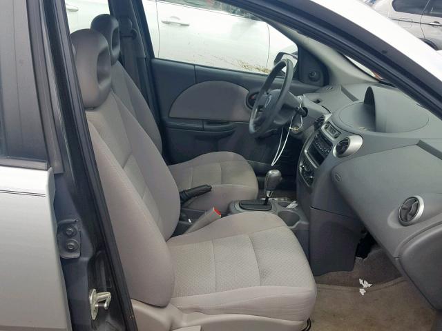 1G8AJ52F25Z131203 - 2005 SATURN ION LEVEL SILVER photo 5