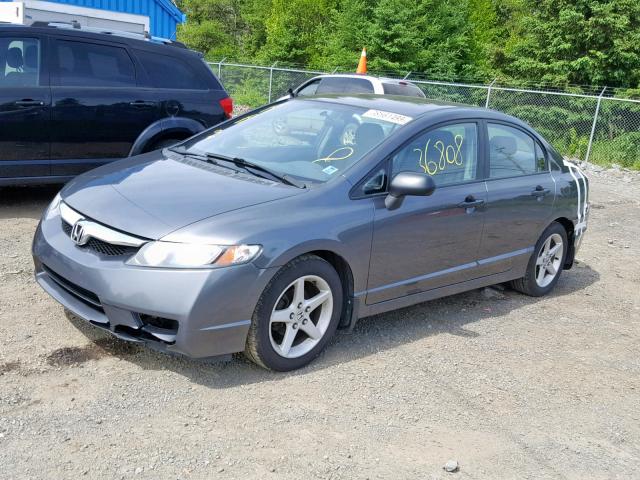 2HGFA1E23AH047397 - 2010 HONDA CIVIC DX GRAY photo 2