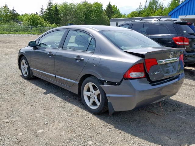 2HGFA1E23AH047397 - 2010 HONDA CIVIC DX GRAY photo 3