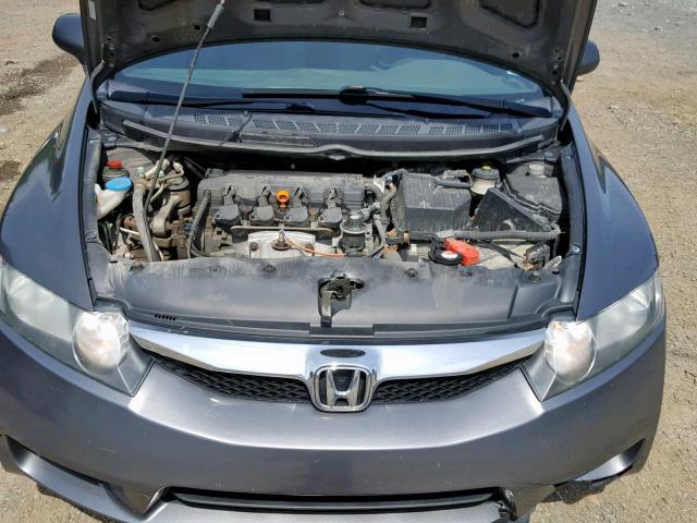 2HGFA1E23AH047397 - 2010 HONDA CIVIC DX GRAY photo 7