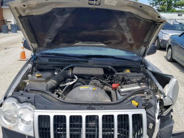 1J4GR48K76C266215 - 2006 JEEP GRAND CHER SILVER photo 7