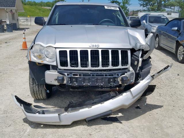 1J4GR48K76C266215 - 2006 JEEP GRAND CHER SILVER photo 9