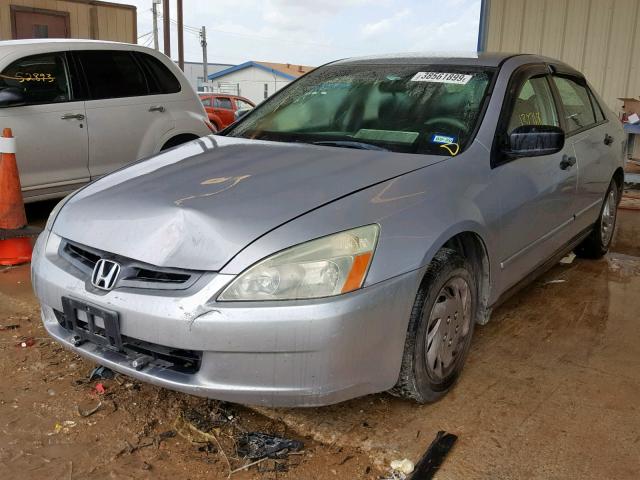 1HGCM56114A032519 - 2004 HONDA ACCORD DX SILVER photo 2