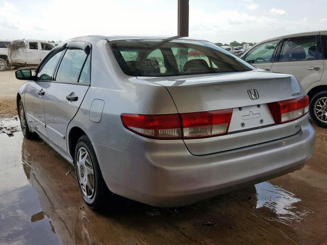 1HGCM56114A032519 - 2004 HONDA ACCORD DX SILVER photo 3