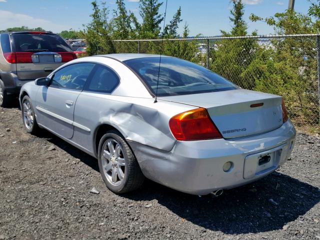 4C3AG52H21E051281 - 2001 CHRYSLER SEBRING LX SILVER photo 3