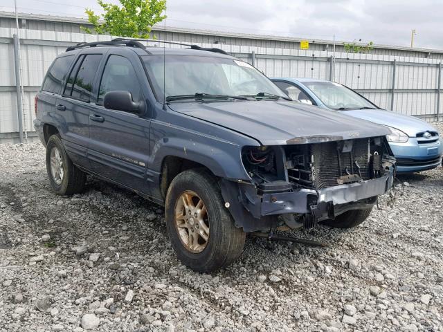 1J4GW58N6YC423065 - 2000 JEEP GRAND CHER GRAY photo 1