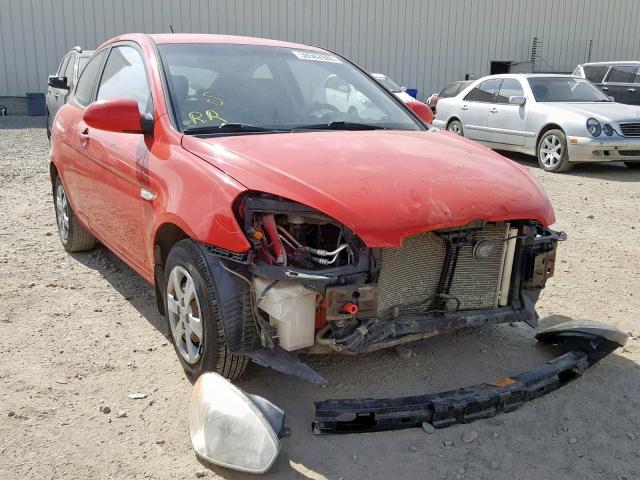 KMHCN35C09U114102 - 2009 HYUNDAI ACCENT SE RED photo 1