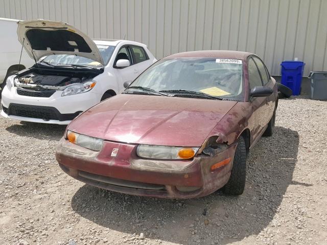 1G8ZG52872Z269494 - 2002 SATURN SL1 RED photo 2