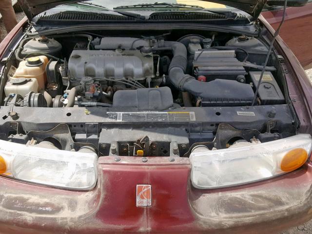 1G8ZG52872Z269494 - 2002 SATURN SL1 RED photo 7