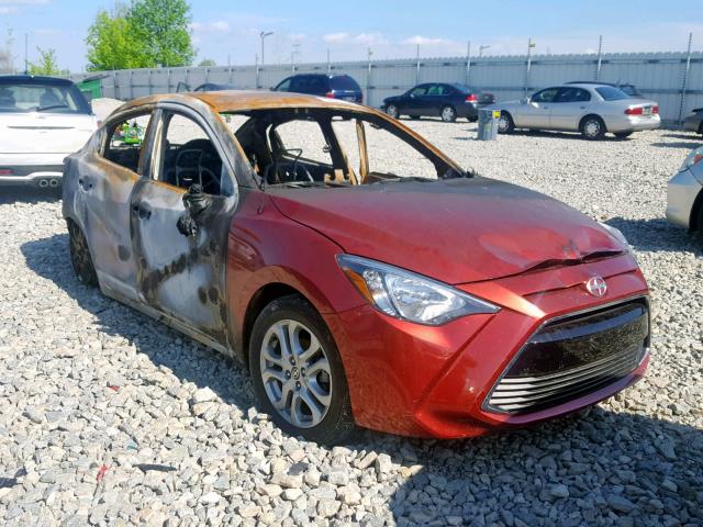 3MYDLBZVXGY121476 - 2016 TOYOTA SCION IA RED photo 1