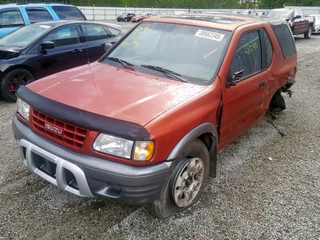 4S2CK57W0X4378535 - 1999 ISUZU AMIGO RED photo 2