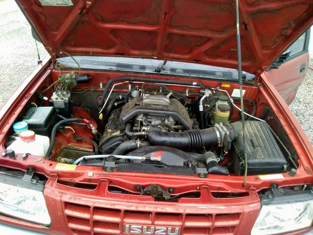 4S2CK57W0X4378535 - 1999 ISUZU AMIGO RED photo 7