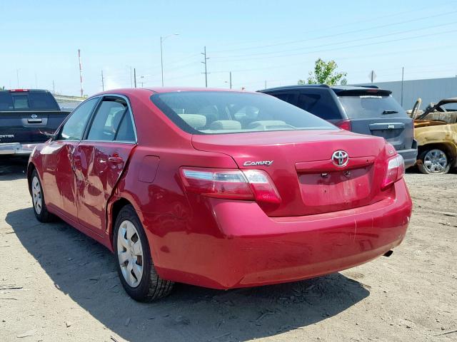 4T1BE46KX7U040482 - 2007 TOYOTA CAMRY NEW RED photo 3