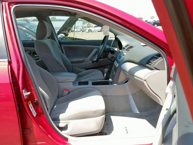 4T1BE46KX7U040482 - 2007 TOYOTA CAMRY NEW RED photo 5