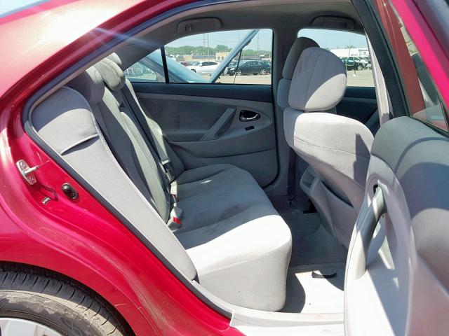 4T1BE46KX7U040482 - 2007 TOYOTA CAMRY NEW RED photo 6