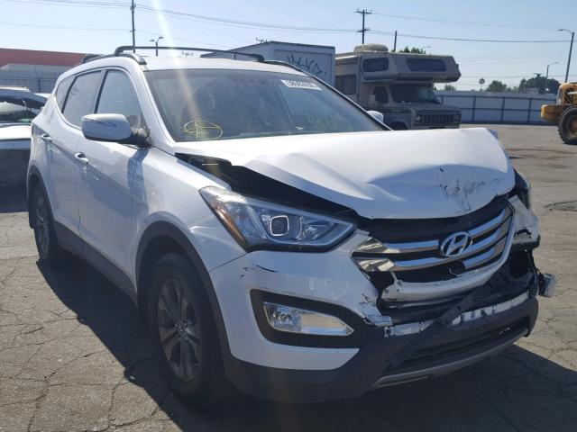 5XYZU3LB9DG074902 - 2013 HYUNDAI SANTA FE S WHITE photo 1