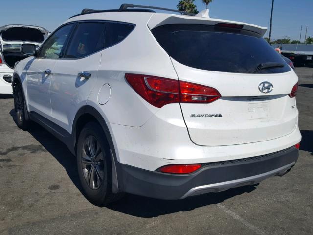 5XYZU3LB9DG074902 - 2013 HYUNDAI SANTA FE S WHITE photo 3