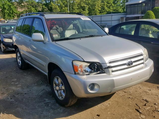 JTEEP21A660181758 - 2006 TOYOTA HIGHLANDER SILVER photo 1