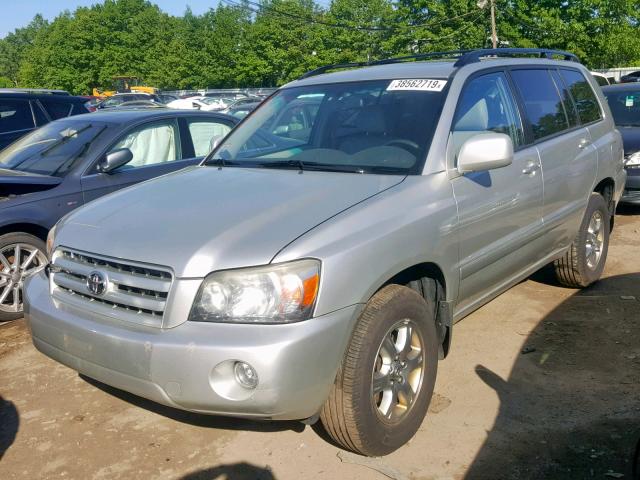 JTEEP21A660181758 - 2006 TOYOTA HIGHLANDER SILVER photo 2