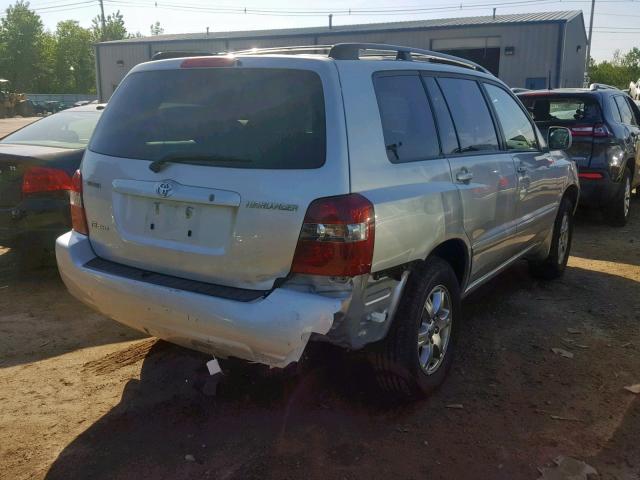 JTEEP21A660181758 - 2006 TOYOTA HIGHLANDER SILVER photo 4