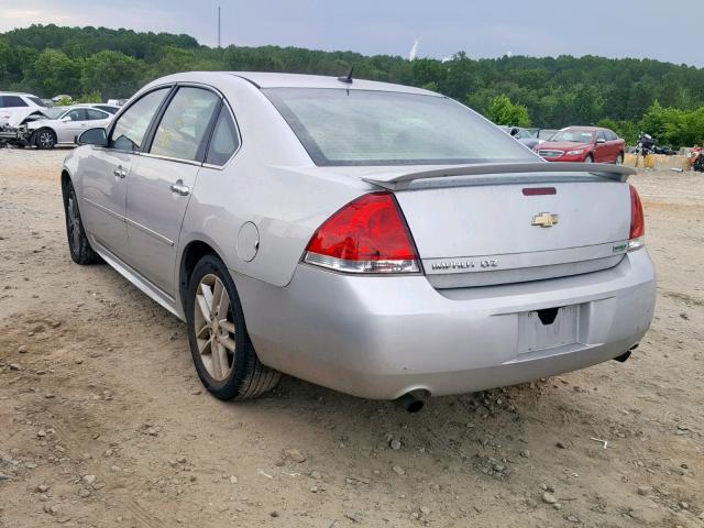 2G1WC5E35D1153963 - 2013 CHEVROLET IMPALA LTZ SILVER photo 3