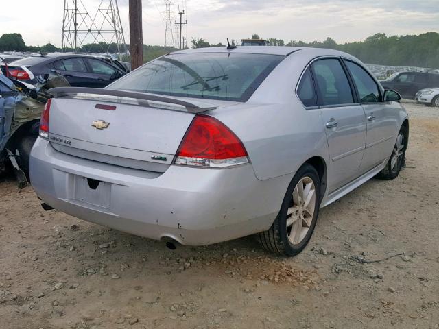 2G1WC5E35D1153963 - 2013 CHEVROLET IMPALA LTZ SILVER photo 4