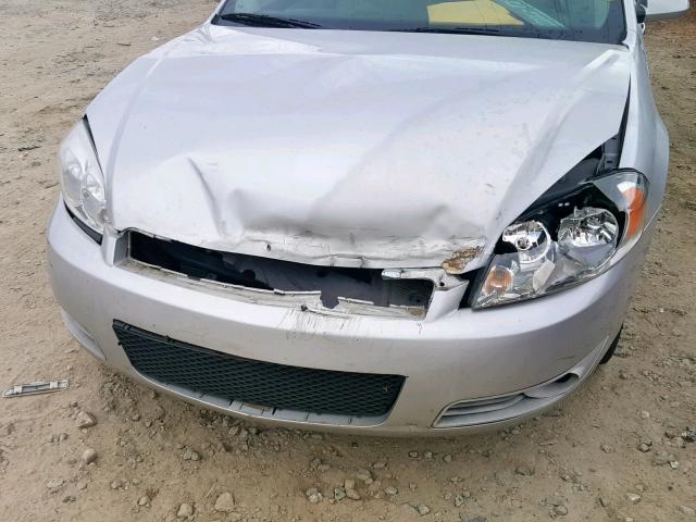 2G1WC5E35D1153963 - 2013 CHEVROLET IMPALA LTZ SILVER photo 9