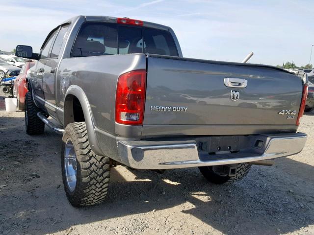 1D7KS28C96J230402 - 2006 DODGE RAM 2500 S ნაცრისფერი ფოტო 3